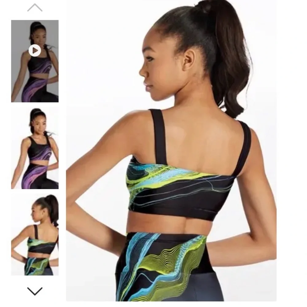 Balera Dancewear Girls’ Matching Set Crop Top and Leggings - Picture 1 of 7